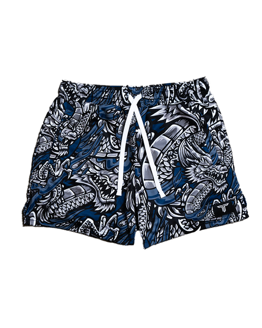 Iron Dragon Mesh Training Short (5” Inseam) - Blue