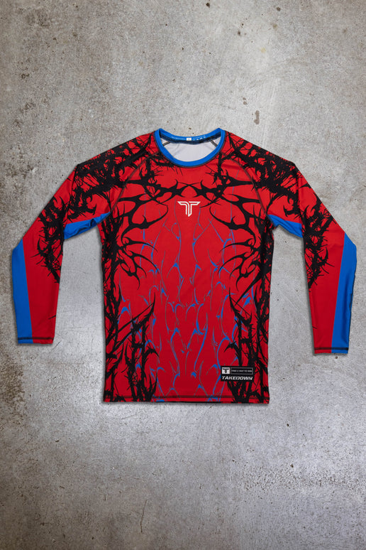 Youth Symbiotek Long-Sleeve Rashguard - Red