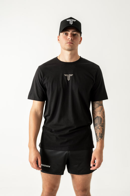 Essential T-Shirt - Cinder Icon - Black