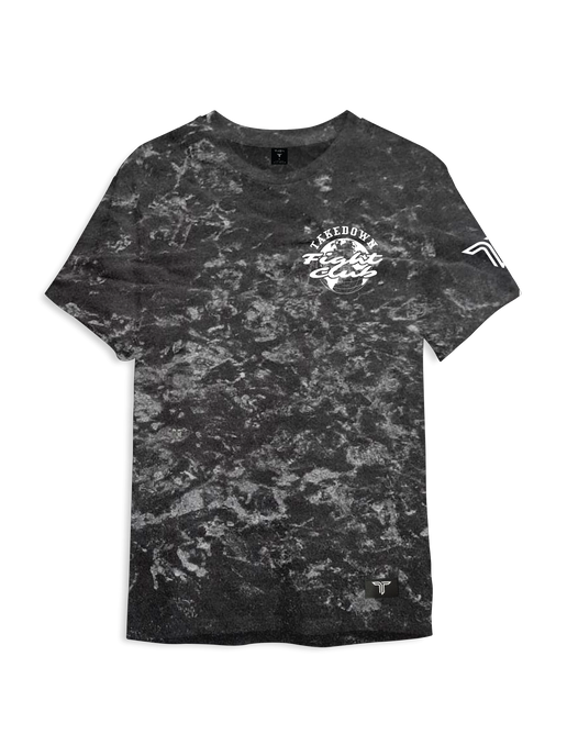 Fight Club Worldwide Acid Wash T-Shirt - Black