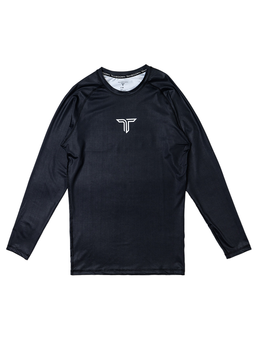 Essential Long-Sleeve Rashguard - Black