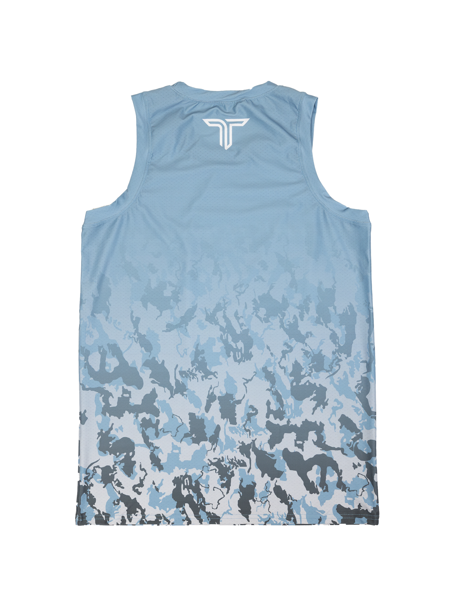 Particle Camo Sleeveless Jersey - Ice Blue