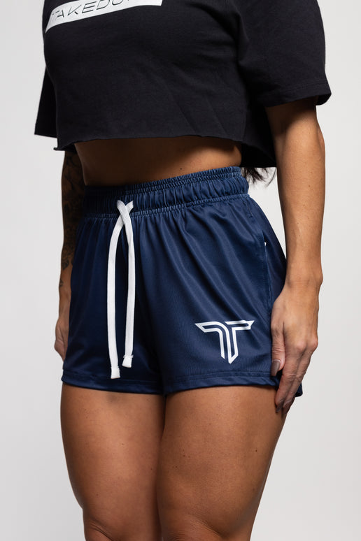 Essential Women's Gym Short (3” Inseam) - Navy