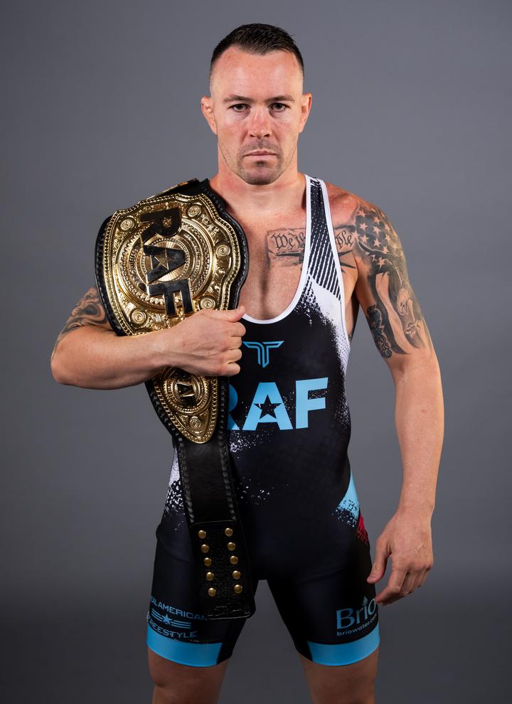 RAF13 Wrestling Men's Singlet - Black