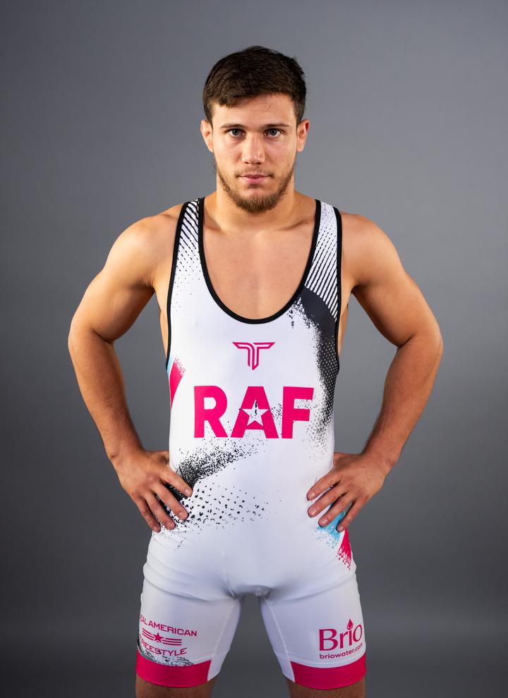 RAF13 Wrestling Men's Singlet - White
