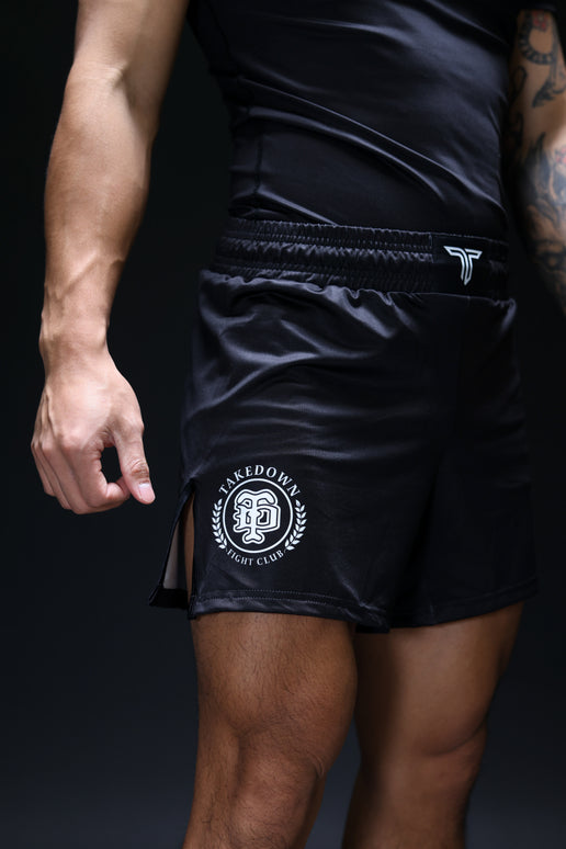 Train Fight Repeat Fight Shorts (5”&7“ Inseam) - Black