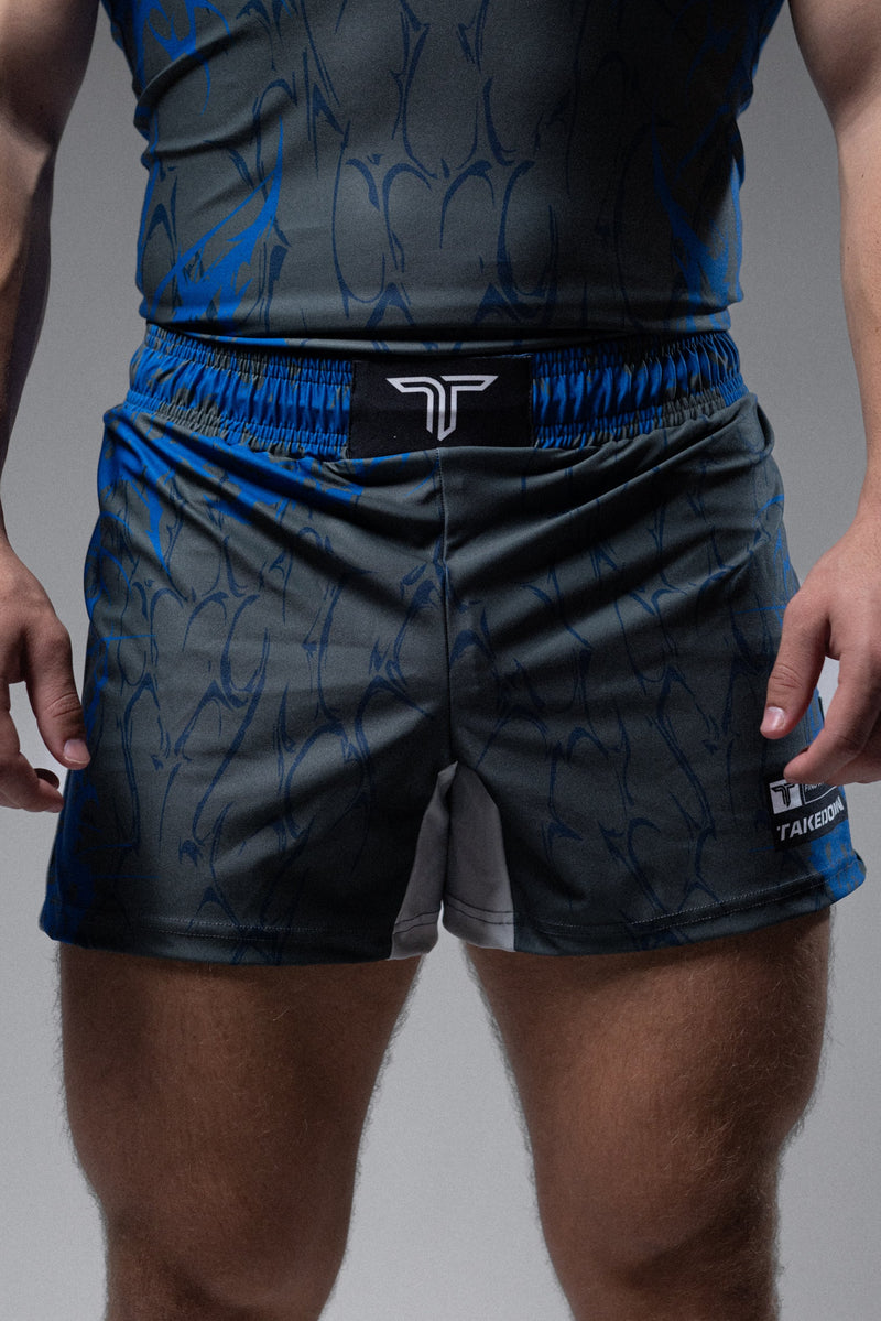 Symbiotek Fight Shorts (5” Inseam) - Blue