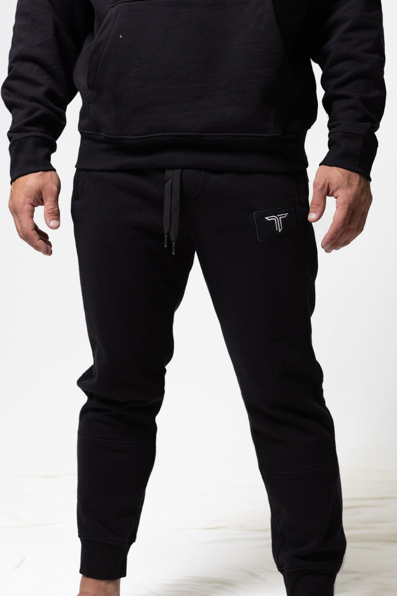Takedown Leg Patch Heavyweight Jogger - Black