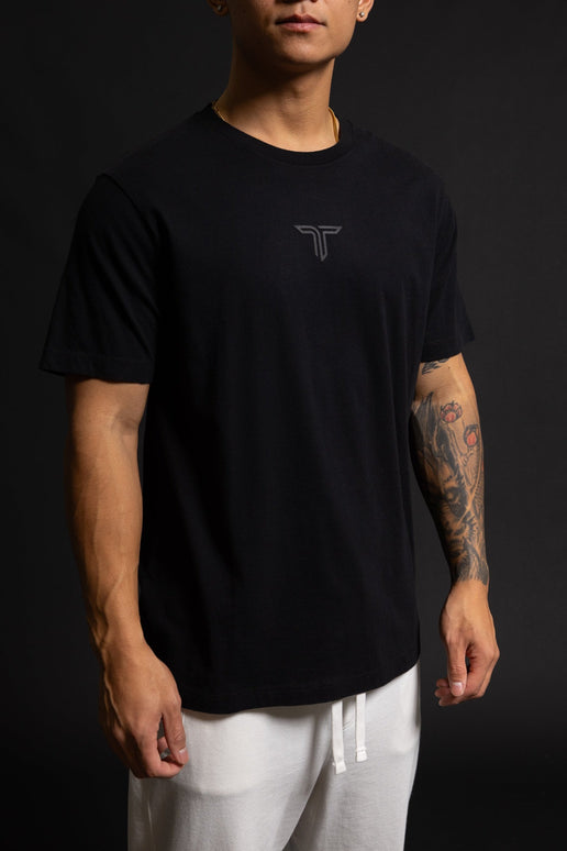 Essential T-Shirt - Black Icon - Black