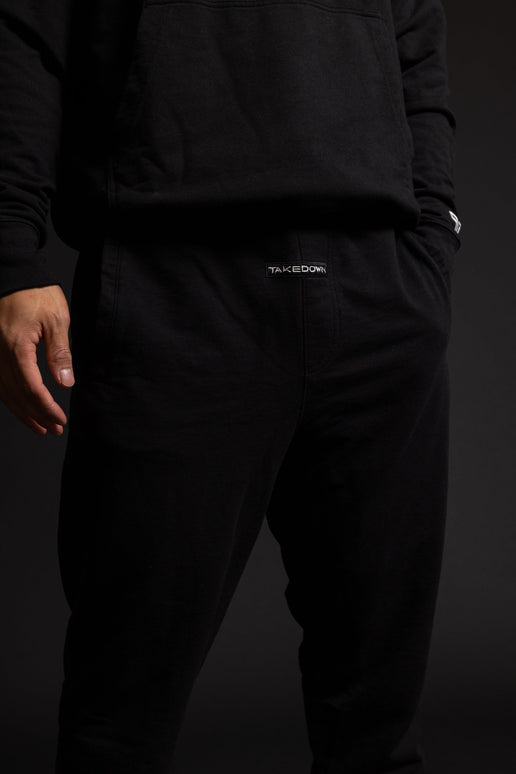 Takedown Center Patch Jogger - Black