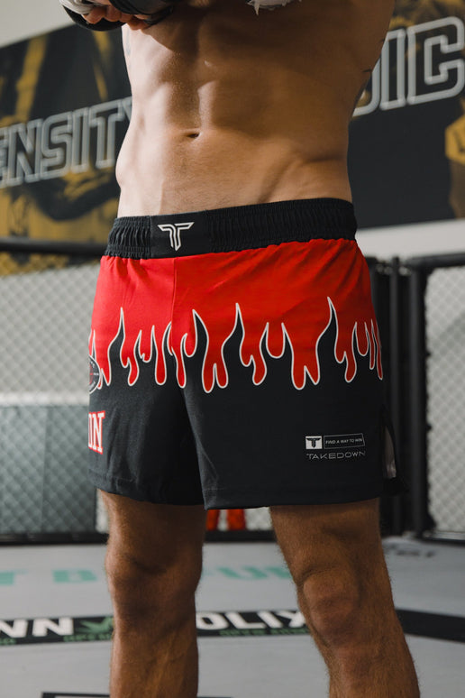 Fire FC Fight Shorts (5”&7“ Inseam) - Fire