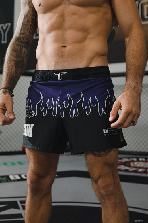 Fire FC Fight Shorts (5”&7“ Inseam) - Berry