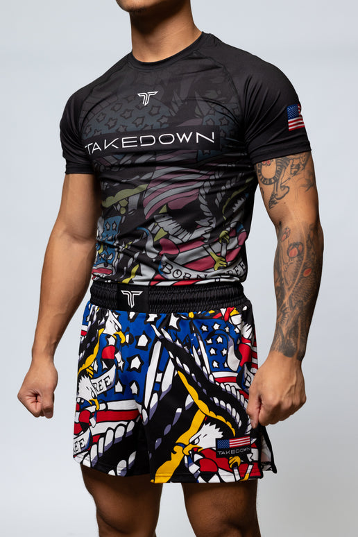 Star Spangled Fight Kit (Fight Short & Rashguard Bundle)