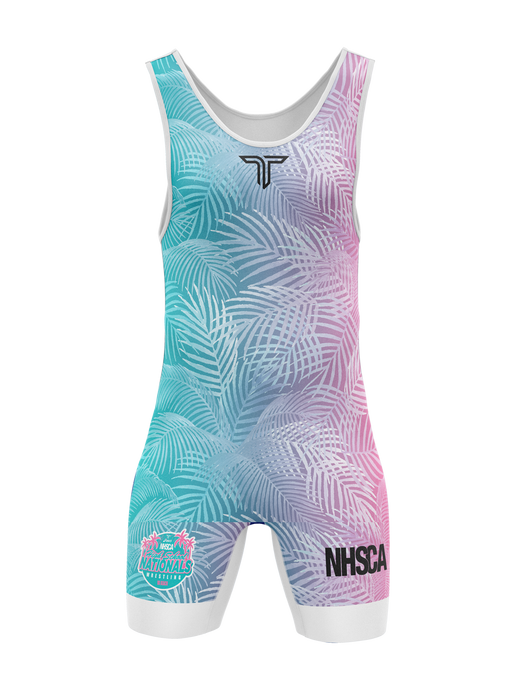 2026 NHSCA Nationals Singlet - Pink/Blue *PREORDER*