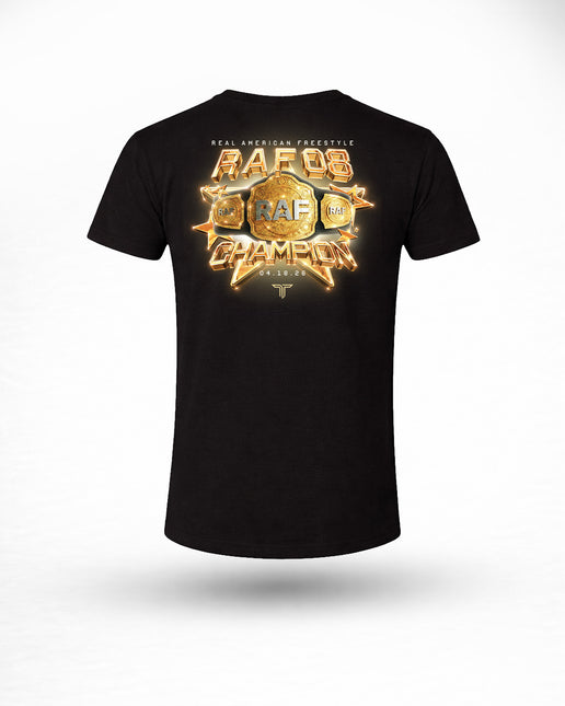 RAF 08 Champions Tee - Black
