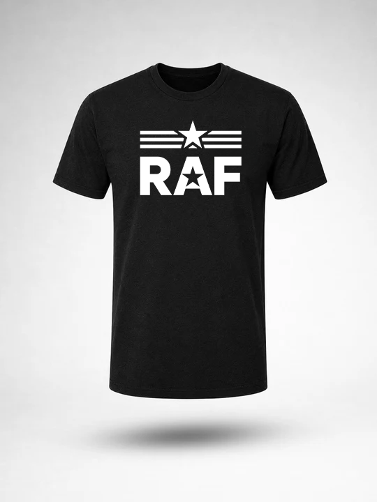 RAF Logo T-Shirt - Black