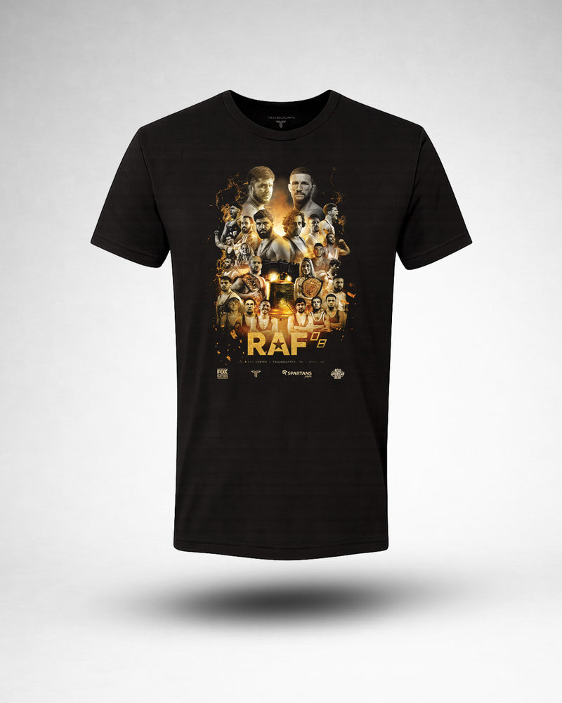 RAF 08 Poster Tee - Black