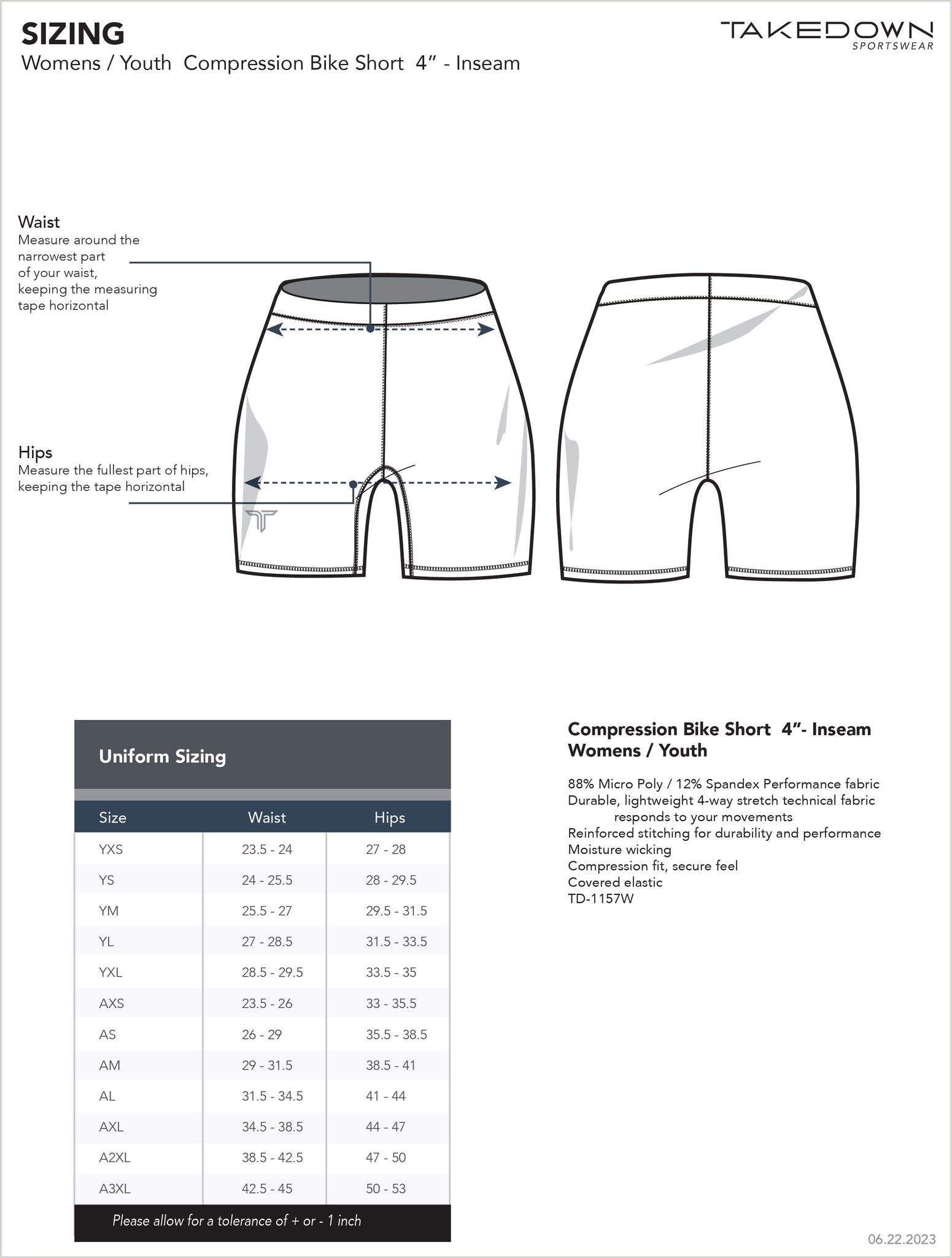 'Tiger Fight' Women's Compression Shorts - Caution Orange (4" Inseam)