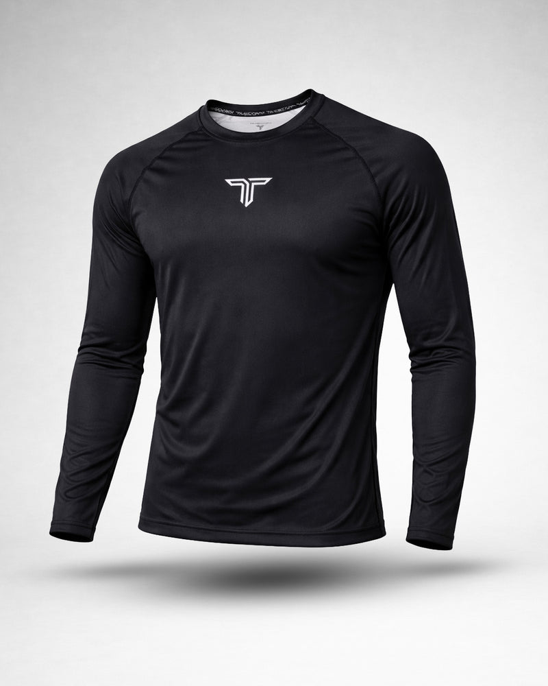 Essential Long-Sleeve Rashguard - Black