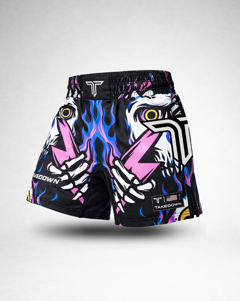 Lightning Skull Fight Shorts (5”&7“ Inseam)