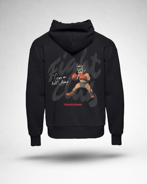 ”Fight Club Devil” Graphic Hoodie - Black