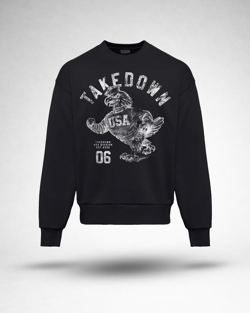 Takedown ”Eagle” Classic Crew - Black