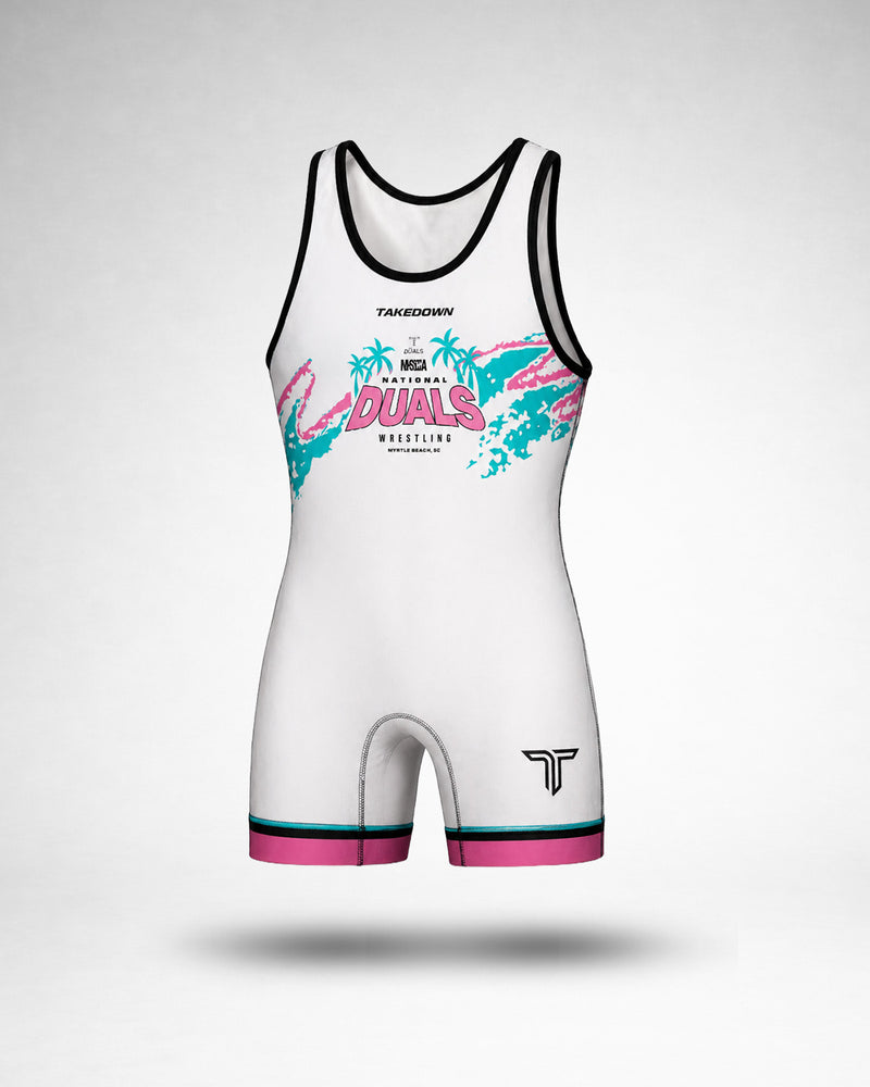 2026 NHSCA Duals Mens Singlet - White