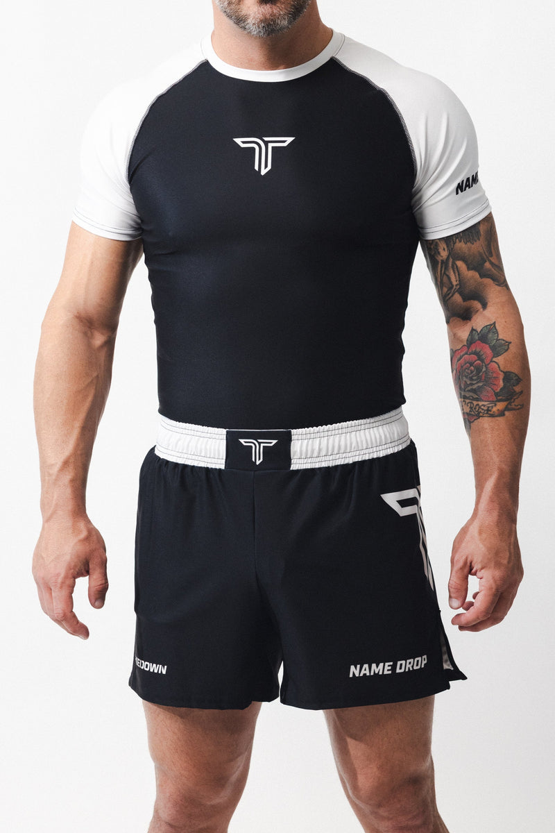 Ranked Jiu Jitsu Fight Kit (Fight Short & Rashguard Bundle) - White