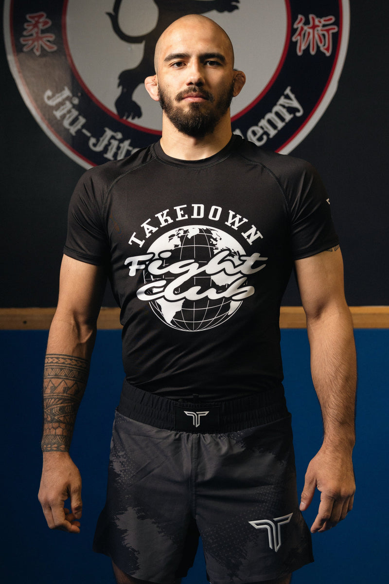 Fight Club Short-Sleeve Rashguard - Black