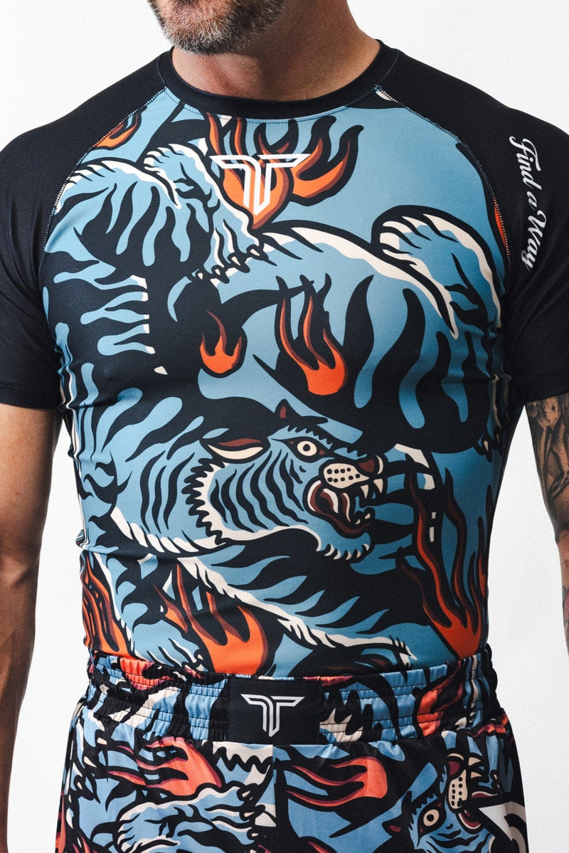 Thai Tigers Short-Sleeve Rashguard