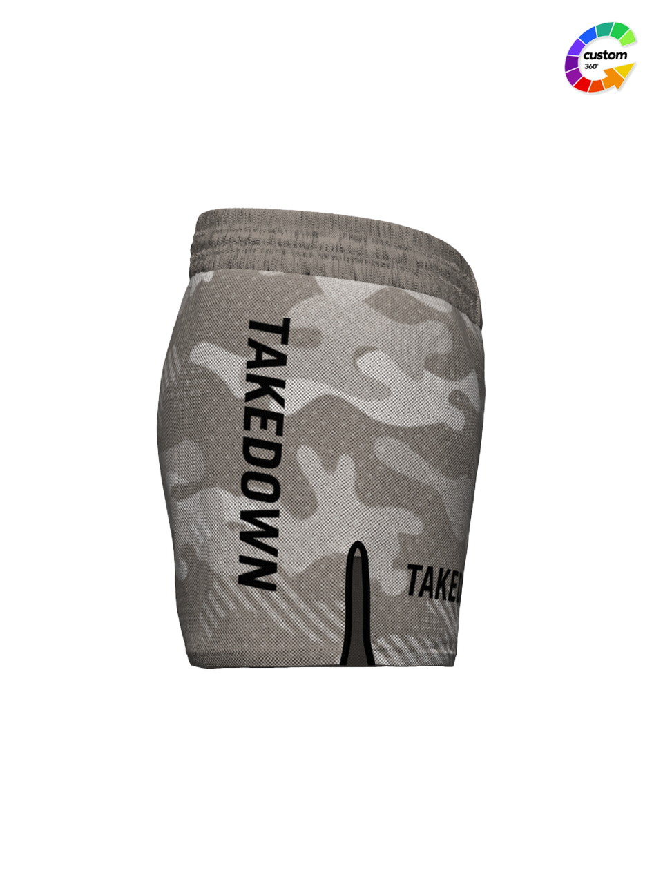 TD-FS-003 360° Custom Fight Shorts (5"&7“ Inseam)
