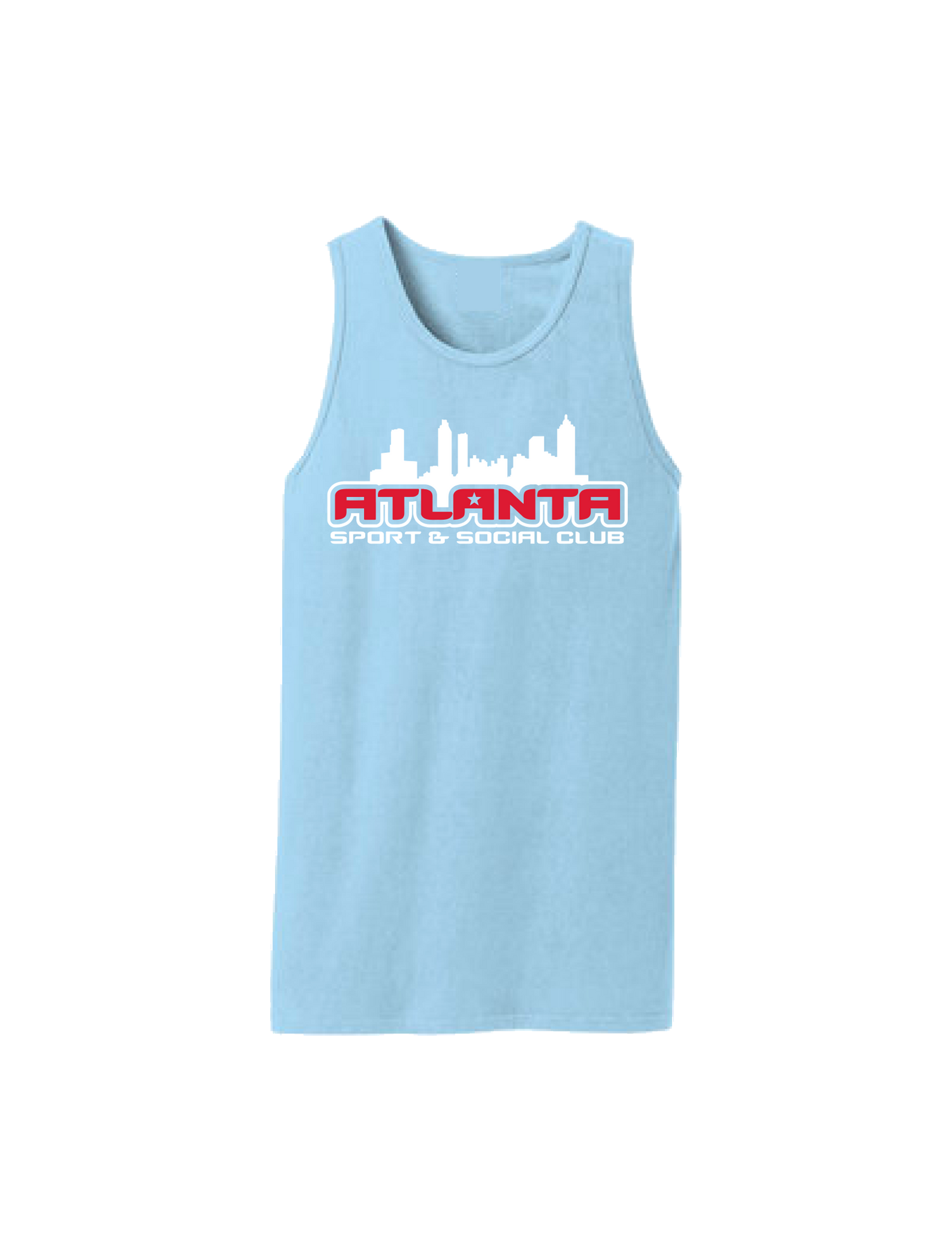 Atlanta Sport & Social Club Tank Top - Light Blue