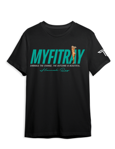 MyFitRay Black T-Shirt