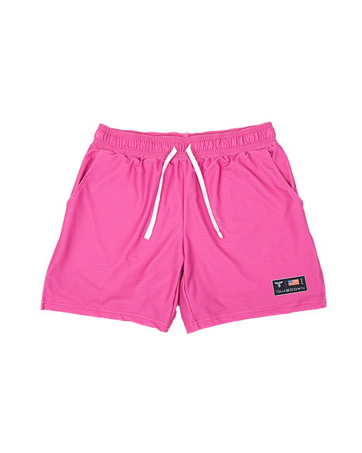 Pop Pink Core Gym Shorts (5”&7” Inseam)