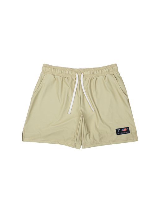 Vegas Tan Core Gym Shorts (5”&7” Inseam)